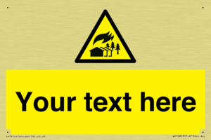 Custom Warning: Large scale fire zone